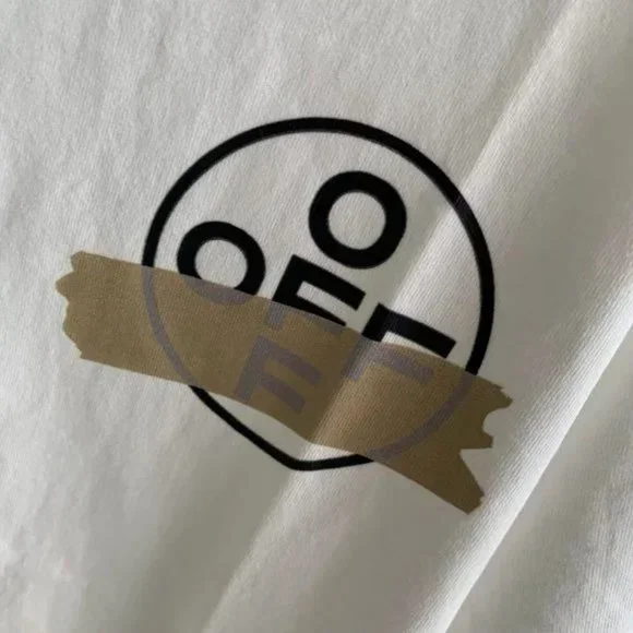 New OFF-white white T-shirt